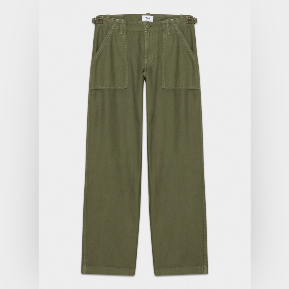 Aritzia TNA Size 4 Marco Pant - Green - Picture 3 of 12